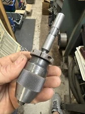 Albrecht Keyless Micro Drill Chuck 0-1/4" 0-6.5mm 1/2” Shank Machinist Mill Tool