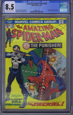 Amazing Spider-Man #129 Marvel 1974 1st Appearance Punisher CGC