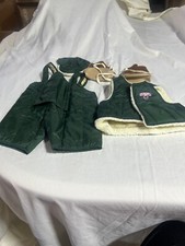 Teddy Ruxpin Bear Adventure Hiking Outfit Overalls Vest Hat Boots Clothing R-1