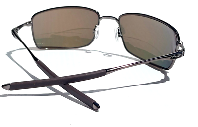 Oakley SQUARE WIRE Titanium Silver w POLARIZED Galaxy Ruby Lens