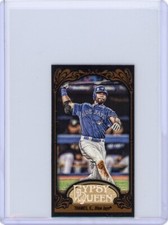 2012 TOPPS GYPSY QUEEN ERIC THAMES BLACK MINI SP #217 BLUE JAYS