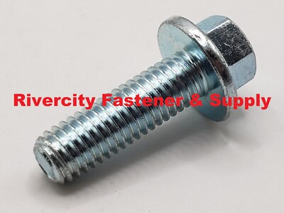 100) M8-1.25x25 JIS Small Head Flange Bolts M8x1.25x25 with a 10mm