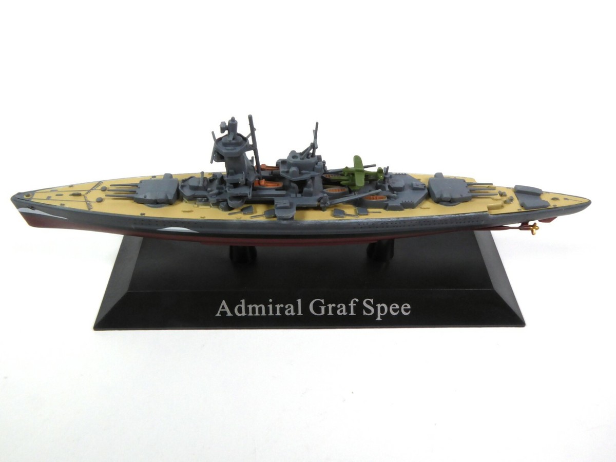 Set of 6 Warships 1:1250 WW1 + WW2 Diecast Military Model Boat Battleship WSL30