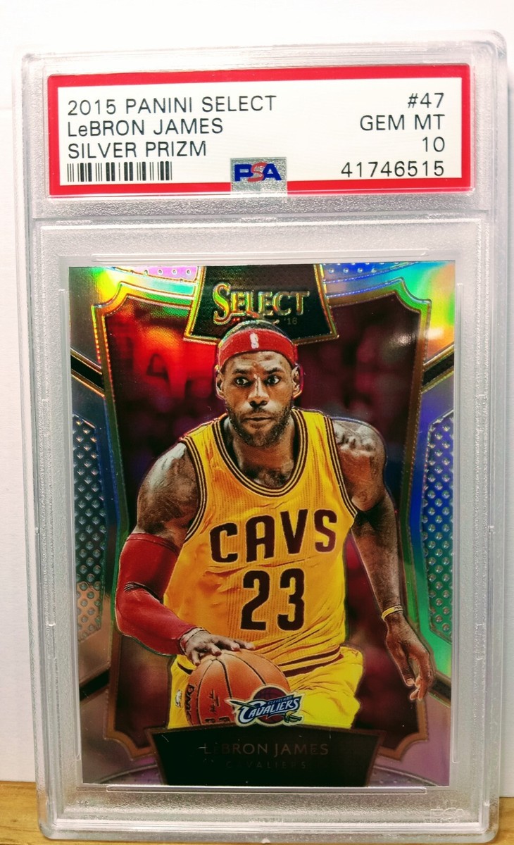 その他 LeBRON JAMES 2015 panini hoops psa10 LeBron James 2015 Hoops #14 Base Price Guide - Sports Card