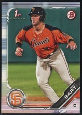 2019 Bowman Joey Bart 1st Bowman Rookie San Francisco Giants RC