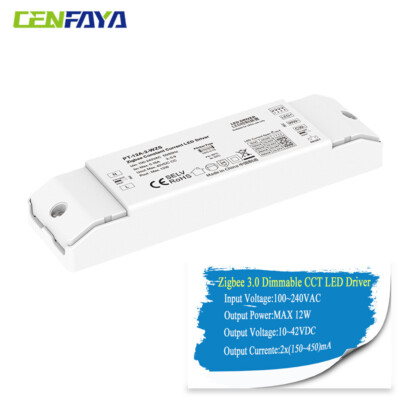 12W Tuya Zigbee CCT Downlight LED Driver PWM Dimming Constant Current fr Alexa