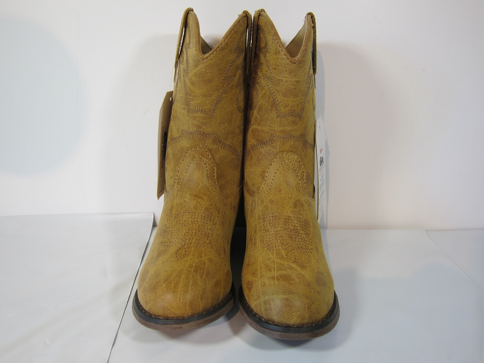 Silver Canyon Children size 11 Western Cowboy Cowgirl Boot, - Tan-