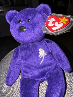 Princess Diana Ty Beanie Baby Rare 1st Edition Made In Indonesia vtd