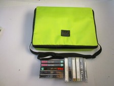 30 Cassette Soft Sided Zipper Carry Storage Cases w/Strap 25 tapes