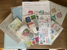 Creative Memories Powdered Christmas  more  Mixed Lot  albums/papers/more 