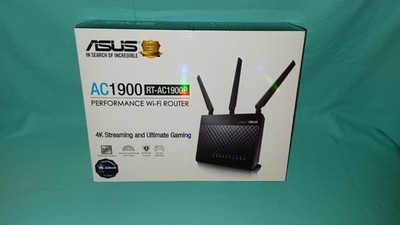 ASUS AC1900 Dual-band Wireless Gigabit Router Black Complete in Box Good