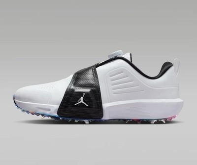 Nike Jordan Air Rev White Black Athletic Golf Shoes FV6338  display picture 2