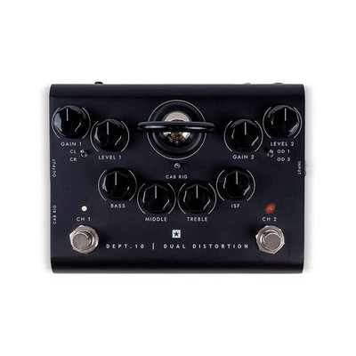 Blackstar DEPT.10 Dual Distortion Gitarrenpedal mit ECC83 Triode Vakuumröhre