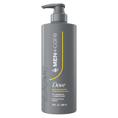 DOVE MEN+CARE 2-In-1 Shampoo + Conditioner Anti-Dandruff 1 Ct to Improve Scalp H