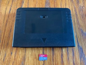 Sega Saturn black console system + Saroo cartridge + wireless controller lot