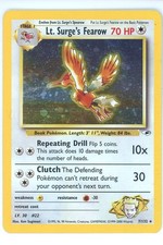Lt. Surge's Fearow Pokémon 2000 Gym Heroes Unlimited Holo Rare 7/132 MP on eBay