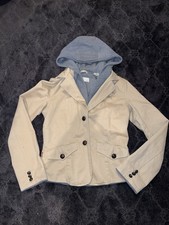Levi Strauss Brown Coat Jacket With Hood Girls M