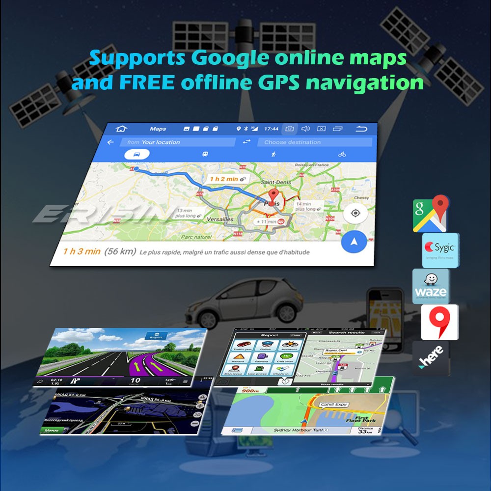 Android 13 DAB+ Autoradio 32GB CarPlay Navi Mercedes Classe C/G/CLK Viano Vito foto 4