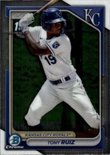 2024 Bowman Tony Ruiz #BCP-80 Chrome Prospects Kansas City Royals 23D