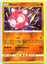Minior 77/145 Holo Holo Rare Guardians Rising Pokemon Reverse Holo Near Mint
