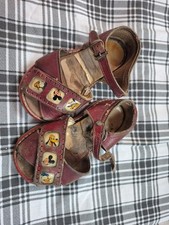 Vtg. Buster Brown Baby Shoes With Disney Characters
