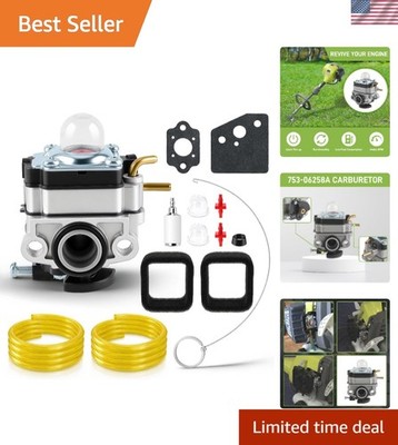 Powerful 753-06258A Carburetor with Tune-Up Kit for Ryobi 2 Cycle 25cc Engine