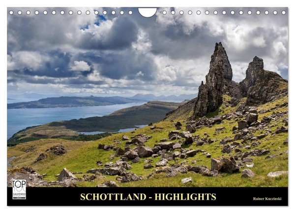 Schottland - Highlights (Wandkalender 2027 Din A4 Quer), Calvendo Monatskalender-image