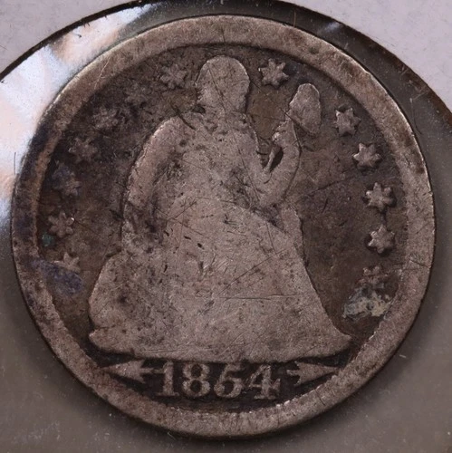 1854-O Seated Liberty Dime Good Details ***RARE ORIGINAL COIN***