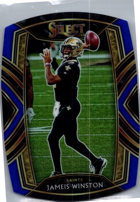 2020 Panini Select Club Level Blue Prizm Die-Cut Jameis Winston #243