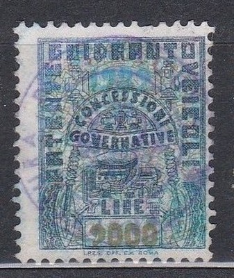 ITALY 1982 - stamp mark for driving license