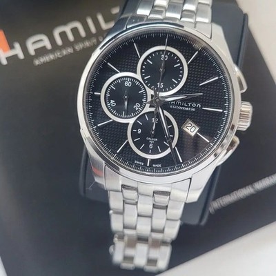Hamilton Jazzmaster Chronograph Automatic Black 42mm Watch