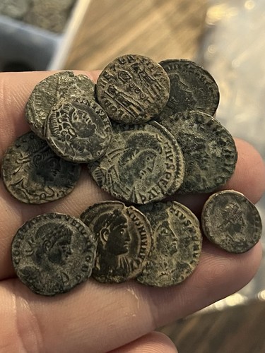 INTERESTING 300s AD Follis Roman Empire Ancient Old Coin Constantine Era No Cull