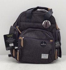 Eddie Bauer Summit Backpack Baby Diaper Bag Gray New With Tags