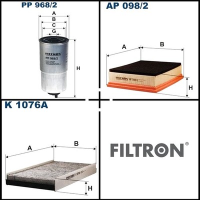 Filtron SET-31472491 Filterset, Inspektionspaket für Fiat PUNTO MULTIPLA PUNTO