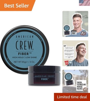 Men s Hair Fiber - 3 oz Cream for All-Day High Hold & Natural Matte Look