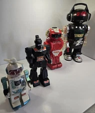 🔥Vintage Electronic Robots Lot (x4) – For Repair / Parts & Working Units