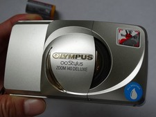 "Tested" Olympus Infinity Stylus Zoom 140 Deluxe QDate - Film P S Camera, Extras