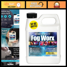 High Density Fog Juice - 32oz Odorless Water-Based Fluid for 400-1500W Machines