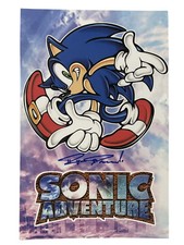 Ryan Drummond Sonic Adventure Autographed 11x17 Poster