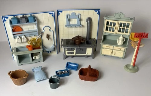 Playmobil VICTORIAN KITCHEN Replacement Add On Pieces 5322 Mansion Vintage