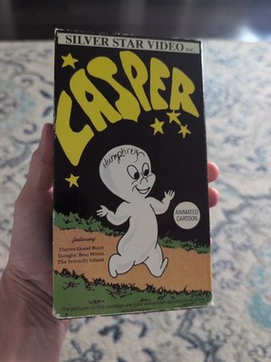 Casper Cartoon Silver Star Video (VHS) Rare Vintage 1989