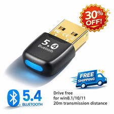 Bluetooth Adapter USB Bluetooth 5.4 for PC Dongle Adaptador Wireless Mouse