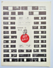Catalogue boule rouge écartement HO n° 10