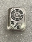 Rare! Rutland Bullion Co. 1/2 Troy Oz .999 Fine Silver Hand Poured Bar