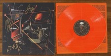 ENTIRE BAND SIGNED RISE AGAINST RICOCHET ORANGE VINYL LP COVER BECKETT BAS COA