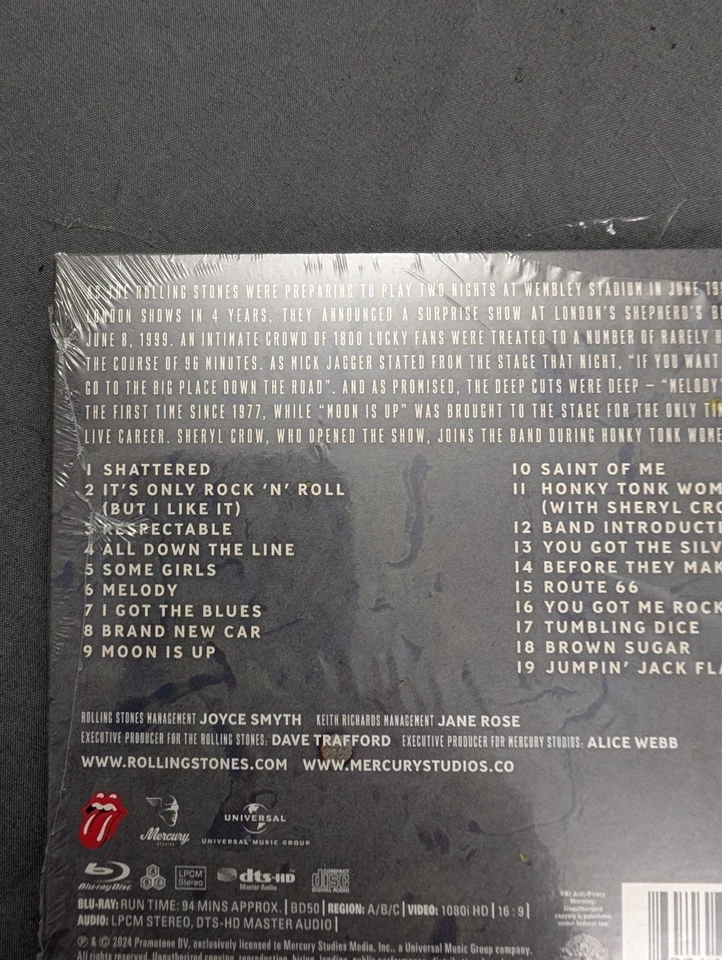 THE ROLLING STONES - Welcome to Shepherd's Bush - 2CD / Blu-Ray - 2024 - NEW - Image 4 of 4