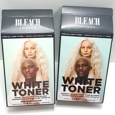(2) Bleach London White Toner Hair Toning Kit Vegan Cruelty Free No Ammonia