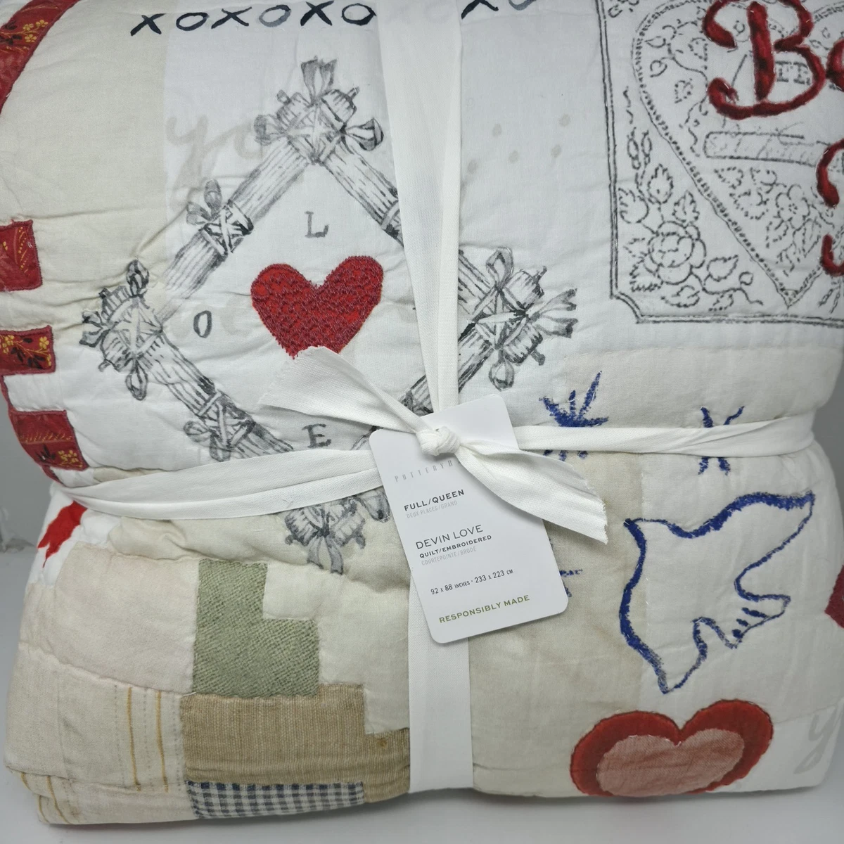 Pottery Barn Embroidered Quilts, Bedspreads & Coverlets for sale