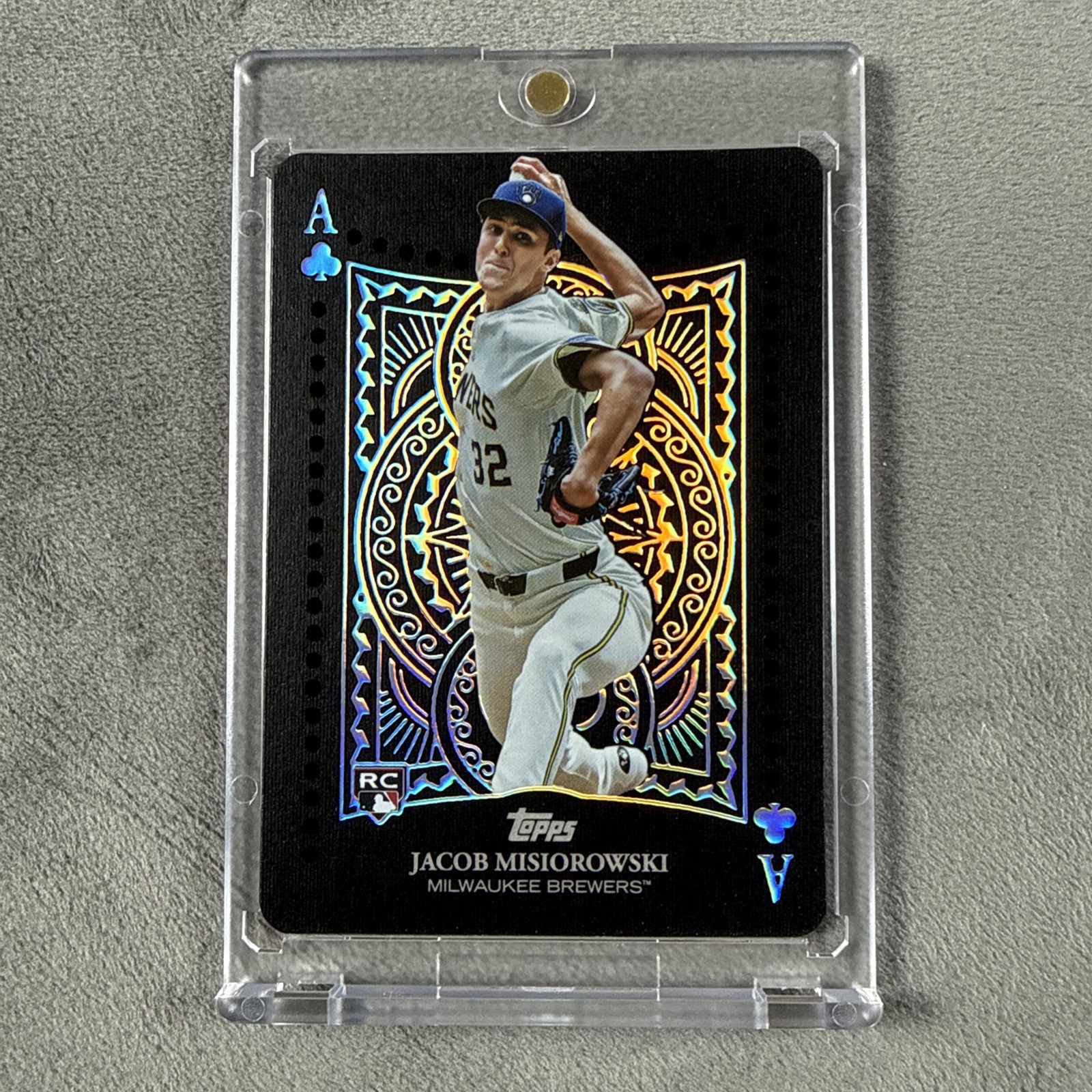 2026 Topps Series 1 All Aces Jacob Misiorowski Rookie Card #AA-5 (RC) Brewers