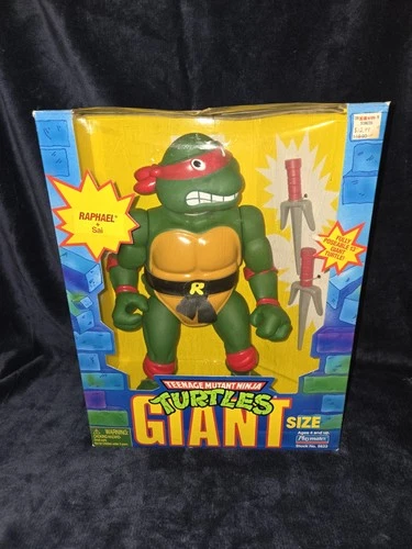 1998 PLAYMATES TEENAGE MUTANT NINJA TURTLES GIANT SIZE RAPHAEL ACTION FIGURE NEW